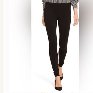 Polo Ralph Lauren Horse Riding Leggings Black Suede Knee Patch Equestrian Size L